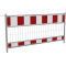 Panel fence | according to TL | film RA1/A | length: 2.00 m | red / white
